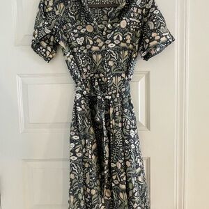 Brooks Brothers Floral Green Dress
